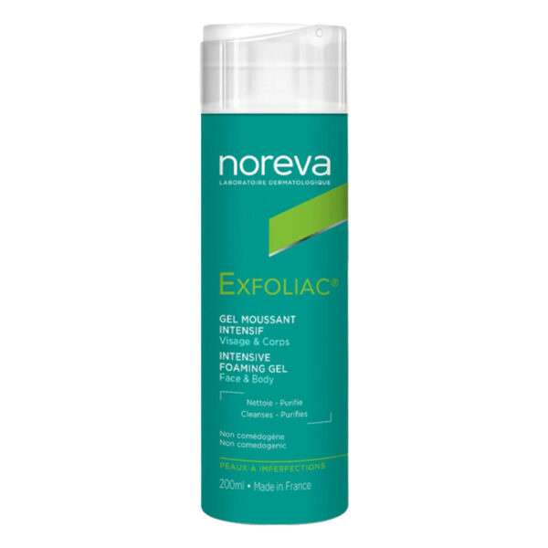 ژل شستشو صورت نوروا Exfoliac Intensive حجم 200