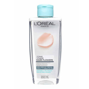 تونر لورآل پوست نرمال و مختلط Rare Flowers حجم 200
