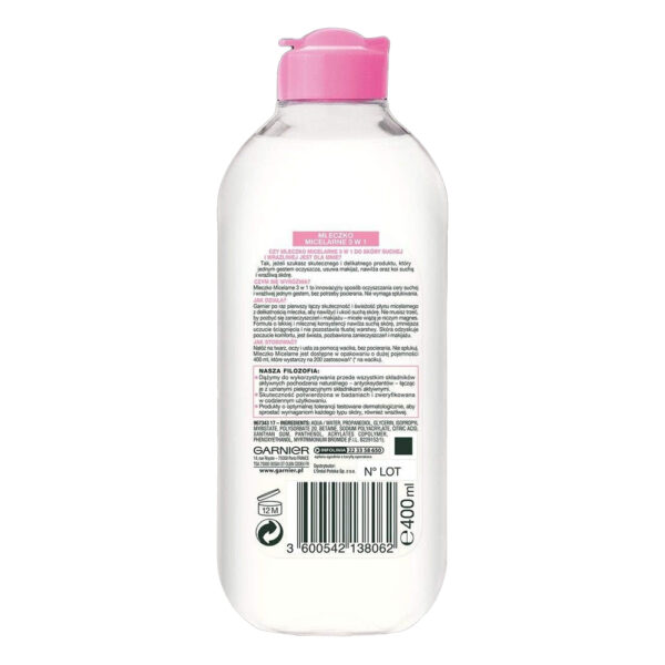 میسلار واتر شیری گارنیر 3w1 حجم 400
