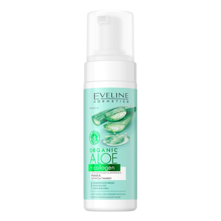 فوم شستشو اولاین Aloe + Collagen حجم 150
