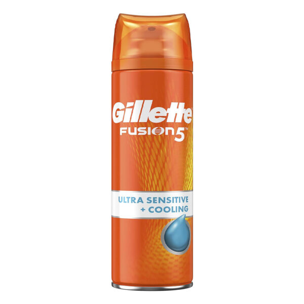 ژل اصلاح ژیلت فیوژن Ultra Sensitive+Cooling حجم 200