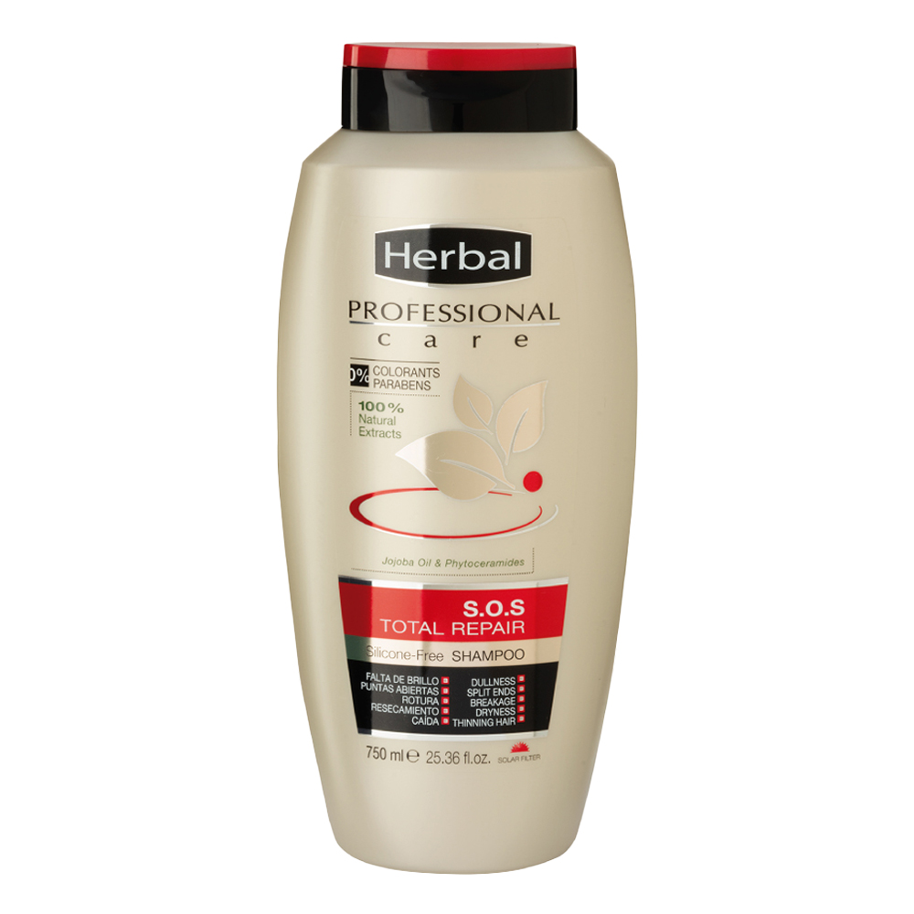 8420651163008 شامپو ترمیم کننده S.O.S هربال حجم 750