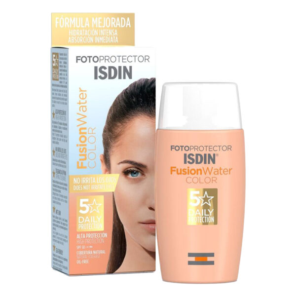 کرم ضد آفتاب رنگی ایزدین Fusion Water Color حجم 50
