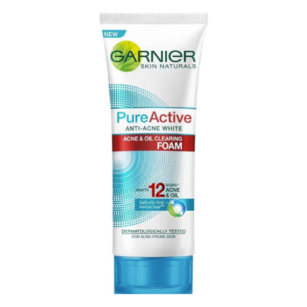 فوم شستشو صورت گارنیر Pure Active حجم 100