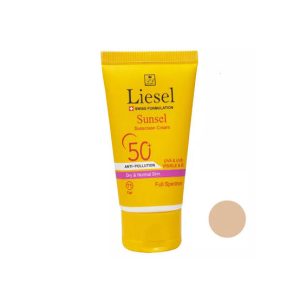 کرم ضد آفتاب رنگی روشن لایسل Light T1 پوست خشک و نرمال حجم 40