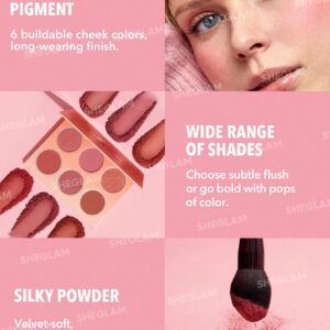 پالت رژگونه شیگلم Blushing Bouquet