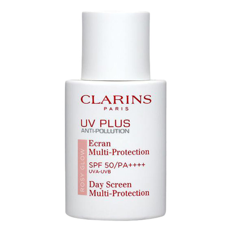 کرم ضد آفتاب کلارنس Uv Plus Rosy Glow حجم 30