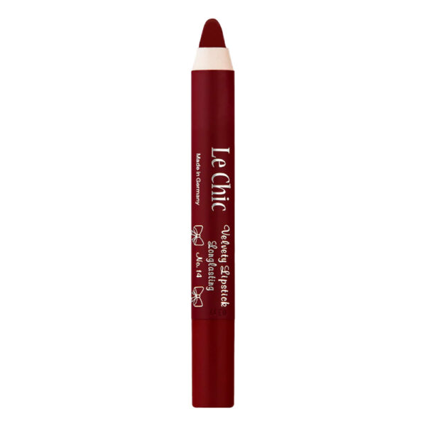 رژلب مدادی مات و مخملی لچیک Velvety 14