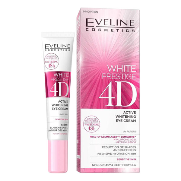 کرم دور چشم اولاین White Prestige 4D حجم 20