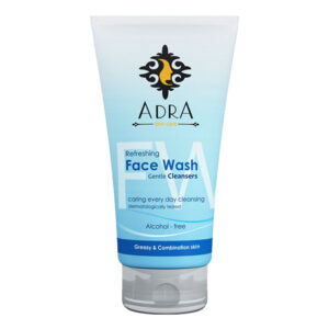 ژل شستشو صورت آدرا پوست چرب و مختلط حجم 150