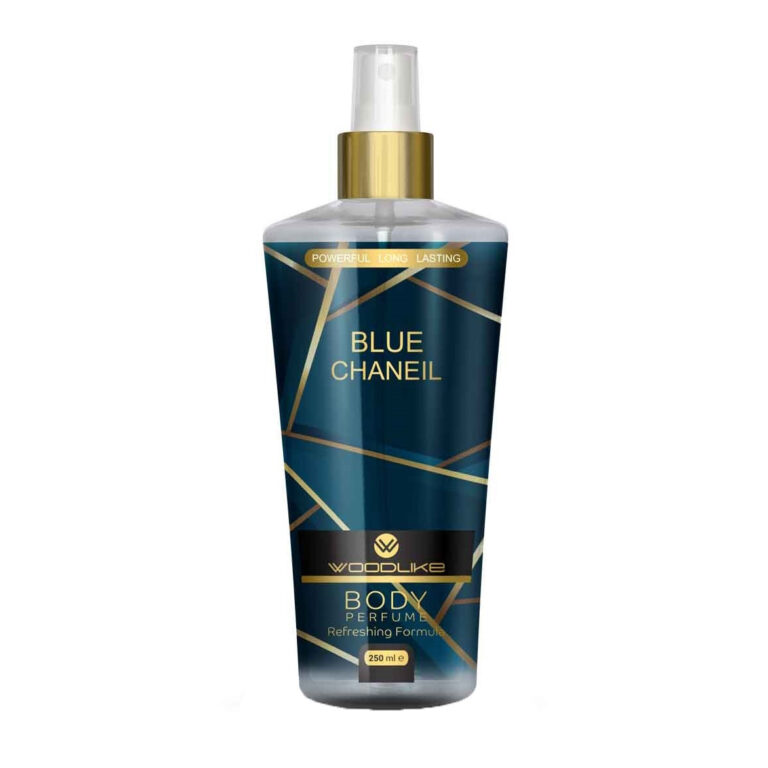 بادی اسپلش مردانه وودلایک مدل BLUE CHANEIL حجم 250