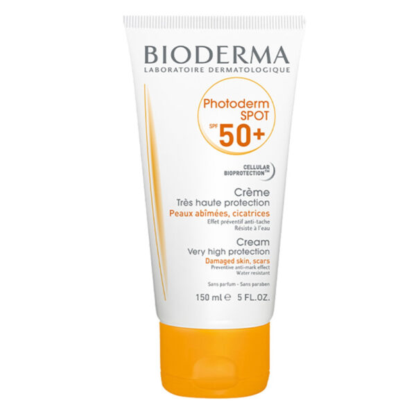 کرم ضد آفتاب اسپات بایودرم SPF 50 Anti-Blemish