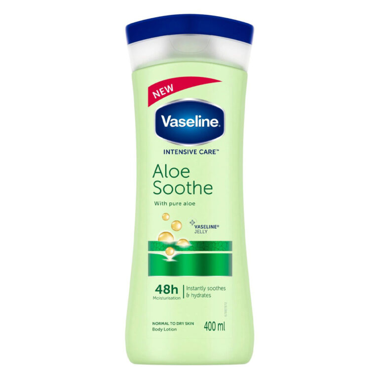 لوسیون بدن وازلین aloe soothe حجم 400