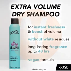 شامپو خشک Got2b شوارتسکف مدل Extra Volume حجم ۲۰۰ میل