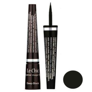 خط چشم مویی لچیک مدل Brush Deep Black