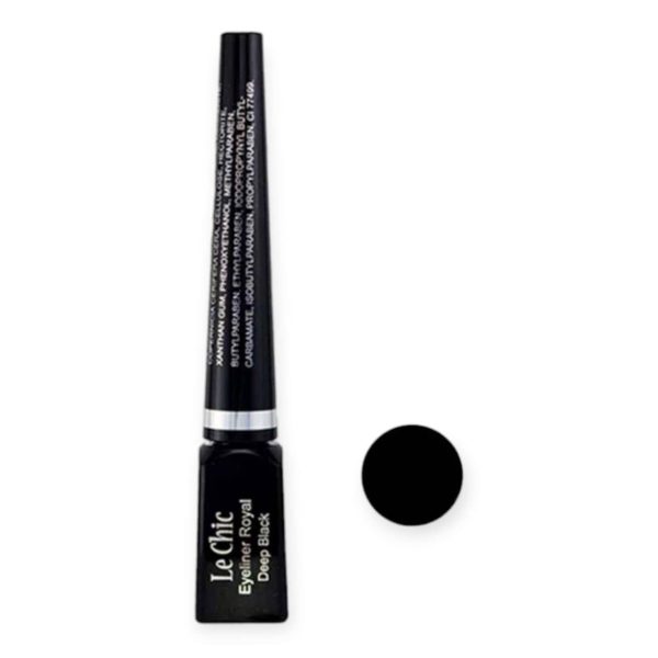 خط چشم مویی لچیک مدل Brush Deep Black