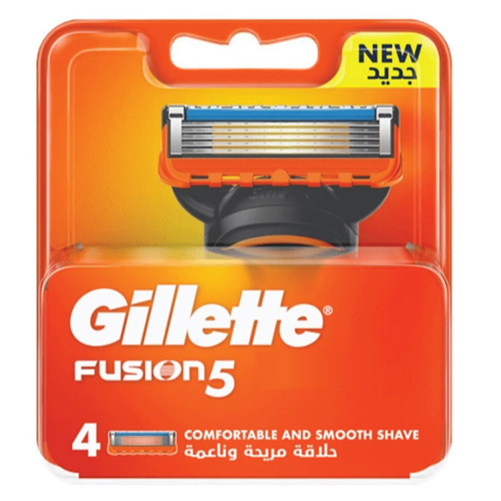 7702018874460 تیغ یدک خودتراش Fusion5 بسته 4 عددی