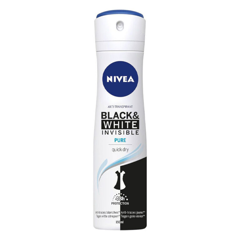 اسپری ضد تعریق زنانه نیوآ‌ Black and White Invisible PURE حجم 150