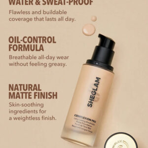 کرم پودر مات شیگلم COMPLEXION PRO