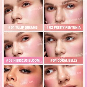 پالت رژگونه قلبی شیگلم BLUSHING BOUQUET