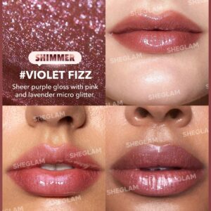 لیپ پلامپر شاین شیگلم رنگ violet fizz