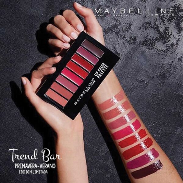 پالت رژ لب میبلین Lip Color