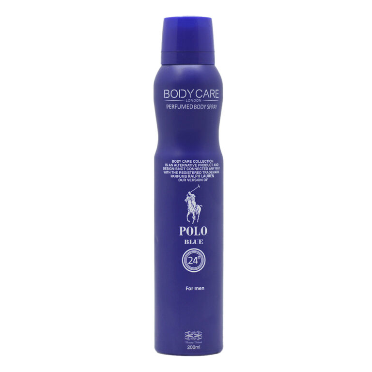 اسپری بدن مردانه بادی کر polo blue حجم 200