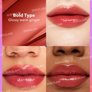 رژلب شاین شیگلم Mirror Kiss رنگ Bold Type