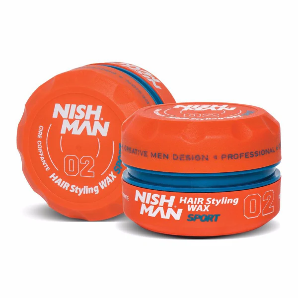 واکس حالت دهنده موی 02 نیشمن Nishman مدل Sport حجم 150 میل