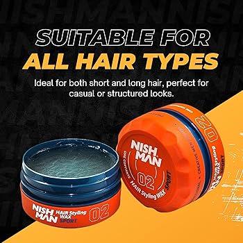 واکس حالت دهنده موی 02 نیشمن Nishman مدل Sport حجم 150 میل
