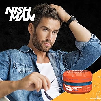 واکس حالت دهنده موی 02 نیشمن Nishman مدل Sport حجم 150 میل