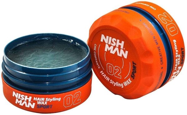 واکس حالت دهنده موی 02 نیشمن Nishman مدل Sport حجم 150 میل
