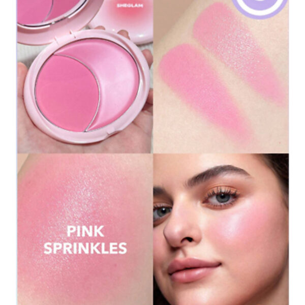 پالت رژگونه مدل Cheek 2 Cheek Blush Duo رنگ Peach Juice شیگلم