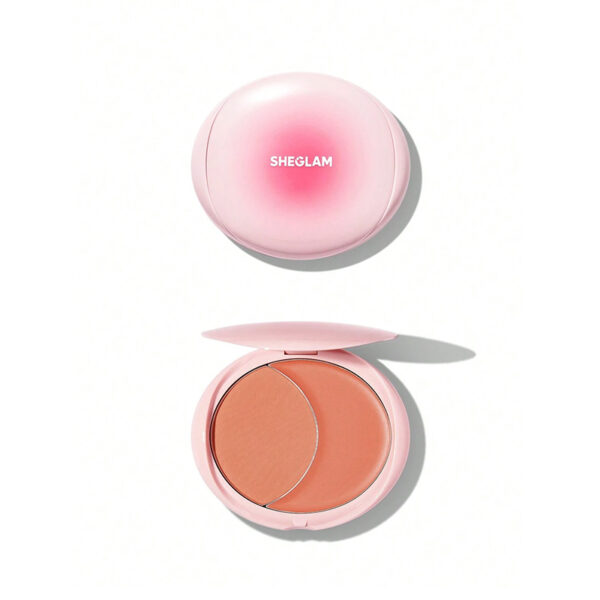پالت رژگونه مدل Cheek 2 Cheek Blush Duo رنگ Peach Juice شیگلم