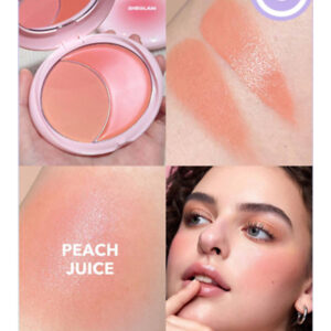 پالت رژگونه مدل Cheek 2 Cheek Blush Duo رنگ Peach Juice شیگلم