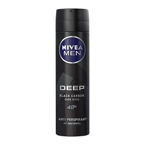 اسپری مردانه نیوآ Nivea سری Deep مدل Darkwood حجم 150 میل