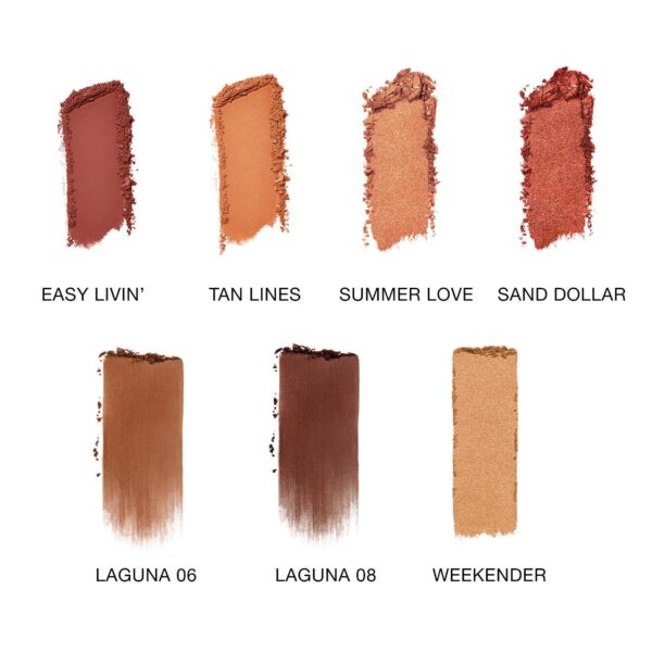 پالت آرایش 7 رنگ نارس مدل Laguna Ultimate Face Palette