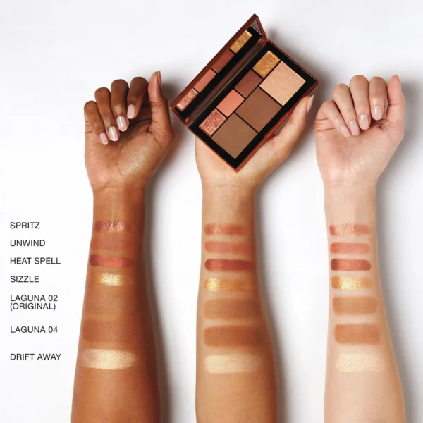 پالت آرایش 7 رنگ نارس مدل Laguna Ultimate Face Palette
