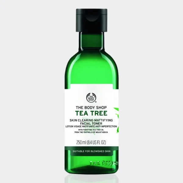 تونر صورت بادی شاپ مدل TEA TREE حجم 250 میل