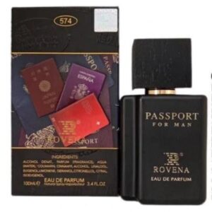 ادوپرفیوم مردانه روونا مدل Passport Black حجم 100 میل