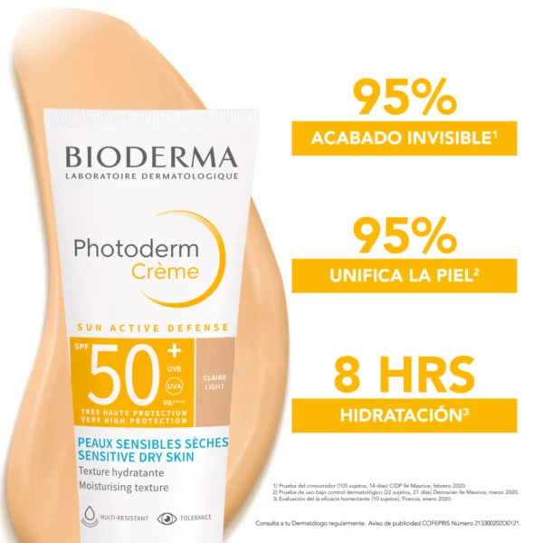 ضد آفتاب رنگی بایودرما Photoderm AR SPF 50+ حجم 40میل