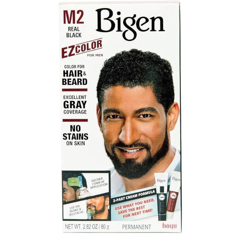 کیت رنگ مو و ریش آقایان بیگن شماره M2 رنگ مشکی طبیعی
