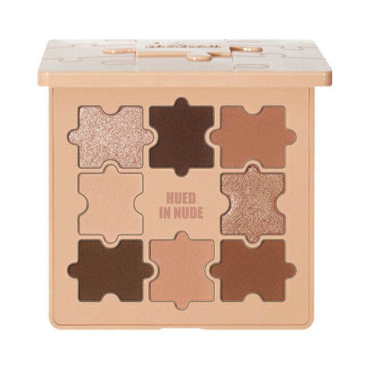 پالت سایه پازلی 9 رنگ نود شیگلم مدل HUED IN NUDE Jazy Jigsaw