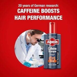 شامپو ضد ریزش و تقویت کننده قوی مو آقایان آلپسین کافئین مدل C1 حجم 250میل
