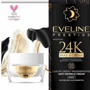 کرم ضد چروک قوی شب حلزون و خاویار اولاین مدل 24K حجم 50میل