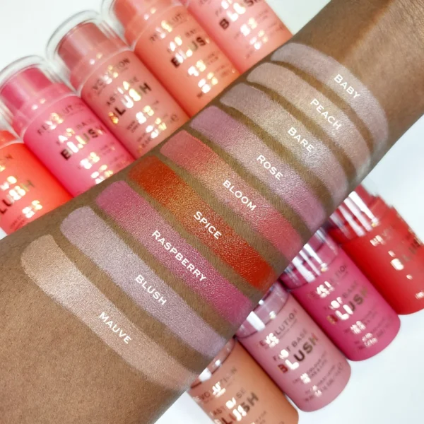 رژ گونه استیکی رولوشن مدل فست بیس رنگ بلاش Blush
