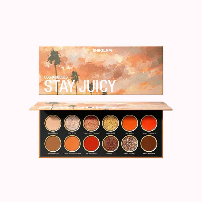 پالت سایه چشم 12 رنگ شیگلم مدل STAY JUICY