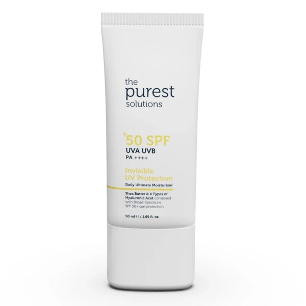 کرم ضدآفتاب پوست خشک پیورست SPF 50 حجم 50میل