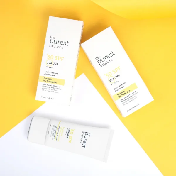کرم ضدآفتاب پوست خشک پیورست SPF 50 حجم 50میل