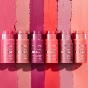 رژ گونه استیکی رولوشن مدل فست بیس رنگ بلاش Blush